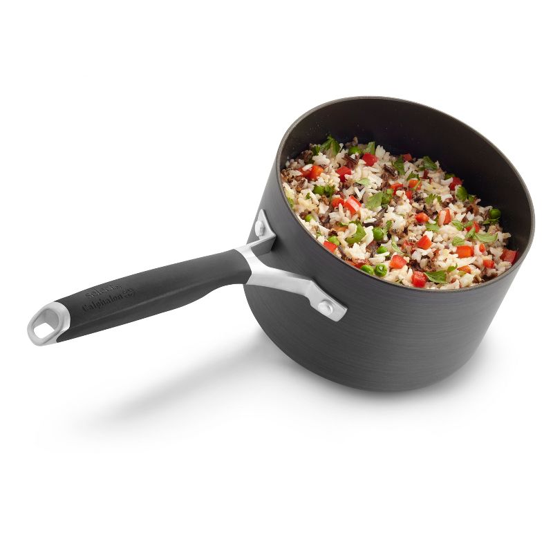 Select by Calphalon 2.5qt Hard-Anodized Non-Stick Saucepan with Cover, 3 of 7