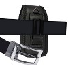 Nakedcellphone Pouch Case with Belt Clip, Universal for Slim Modern Flip Phones - Black - 3 of 4