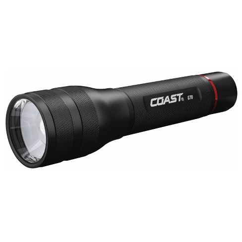 Coast 850 Lm Black Led Flashlight Aa Battery : Target