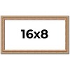 PosterPalooza | Panoramic Deco Brown Picture Frame - UV Acrylic, Foam Board Backing, Hanging Hardware - 2 of 4