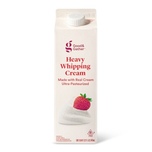 Heavy Whipping Cream - 32 fl oz (1qt) - Good & Gather™ - image 1 of 2