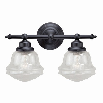 Vaxcel Huntley 2 - Light Vanity in  Oil Rubbed Bronze