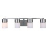 Craftmade Lighting District 4 - Light Vanity in  Brushed Polished Nickel - 2 of 3