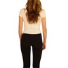 Aeropostale Womens Cropped Basic T-Shirt, Off-White, Small - 3 of 4