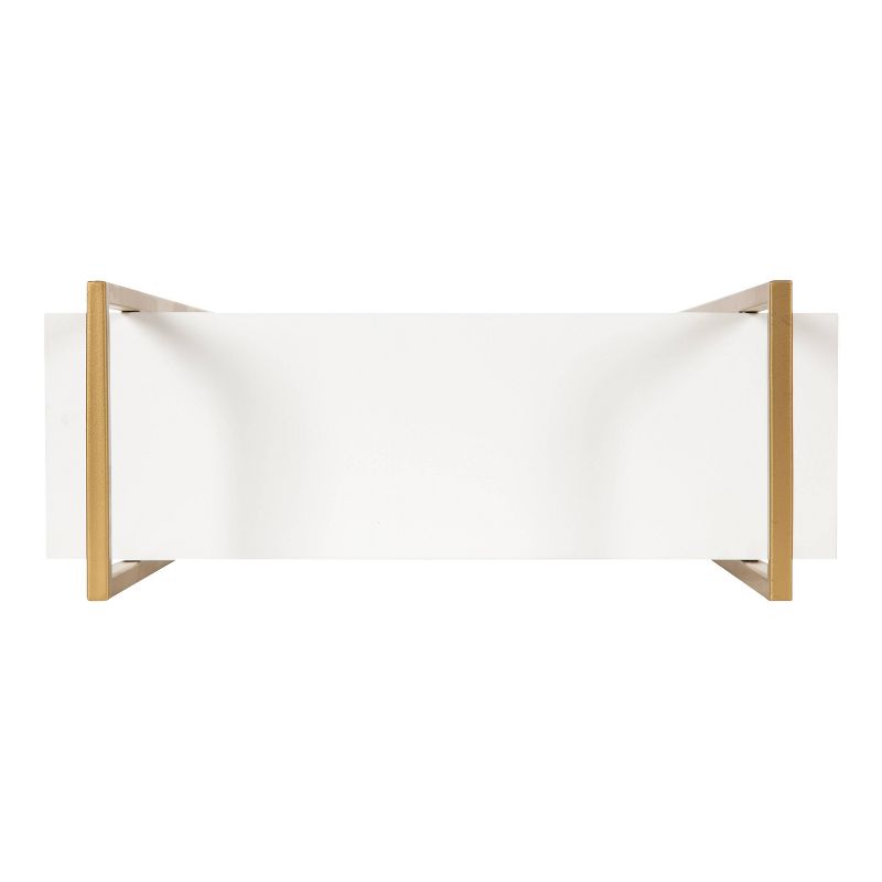 20&#34; x 30&#34; Leigh Wood and Metal Wall Shelf White/Gold - Kate &#38; Laurel All Things Decor, 6 of 11