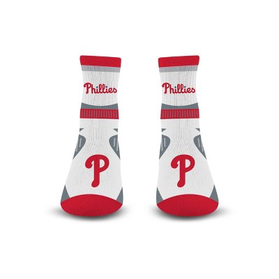 MLB Philadelphia Phillies Large Quarter Socks