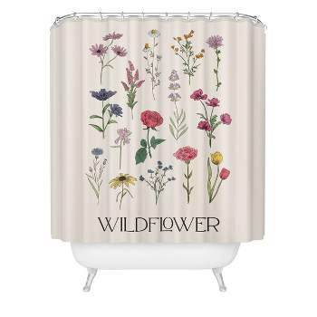 Deny Designs April Lane Art Wildflower Shower Curtain