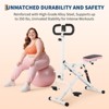 Squat Machine, Squat Trainer - Home 2-in-1 with Adjustable Resistance Band, Foldable Squat Rowing Machine for Full Body Workout - 2 of 4