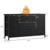 Wide Dresser with 10 Large Drawers for 55'' Long TV Stand with Power Outlet Entertainment Center - 3 of 4