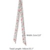 Elerevyo Women's Floral Chiffon Lightweight Skinny Neck Scarf Neckerchief - 3 of 4