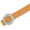 INSPIRE CHIC Women's Faux Leather Belt Fashion Ladies Belt with Rhinestone Buckle for Jeans Pants - 2 of 4