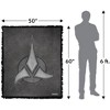 Star Trek Klingon Empire Blanket 50"x60" Woven Tapestry - 2 of 4