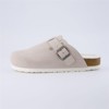 CUSHIONAIRE Women's Hana Cork footbed clog with Genuine Leather upper, Faux Fur lining, and +Comfort - 3 of 4