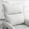 360° Swivel Rocker Recliner Chair with Pull Buckle and Side Pockets for Living Room, Bedroom, or Home Theater - 3 of 4
