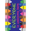 Smart Poly® Computer Mouse Pad, 8" x 10", Everyone is Welcome Here, Crayons, Pack of 6 - 3 of 3