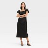 Women's Puff Short Sleeve Maxi Dress - A New Day™ - 3 of 3