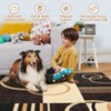 Abstract Circle Area Rugs for Living Room Soft Washable Rugs Ultra-Thin Non-Slip Modern Dining Room Carpet - 3 of 4