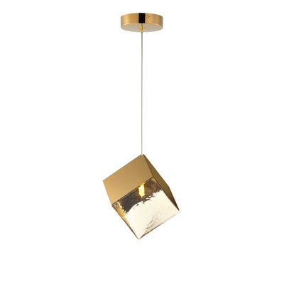 ET2 Lighting Ice Cube 1 - Light Pendant in  French Gold