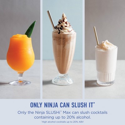 Ninja SLUSHi Max Smart Frozen Drink Maker Blue/Peach FS605
