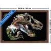 Trends International Jurassic World: Rebirth (2025) - T. Rex Silhouette Framed Wall Poster Prints - 3 of 4