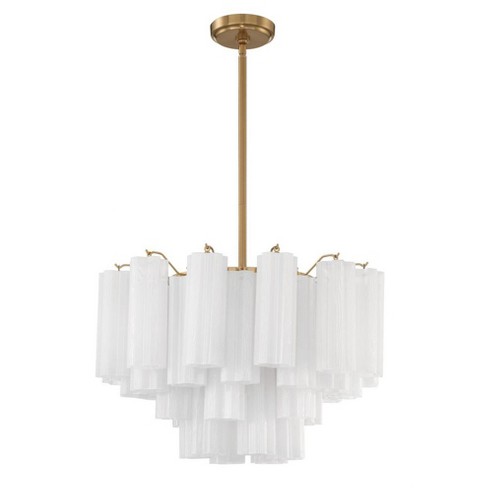 Crystorama Lighting Addis 9 - Light Chandelier In Aged Brass : Target