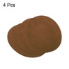 Unique Bargains Oval Elbow Knee Iron-on Repair Patches for Clothing 4 Pcs - 3 of 4