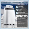 Quiet 10000 BTU Portable Air Conditioner, 3-in-1 AC Unit with Remote, Timer, Dehumidifier, Caster Wheels for Rooms up to 450 Sq.Ft - 3 of 4