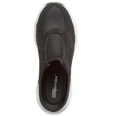 Женские кроссовки Comfortview CV Sport Claude Slip On Sneaker - 9 1/2 M, Black (Wide Widths Available) — фото 6