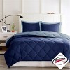 Racxily 3M Scotchgard Diamond Quilting Comforter Set, Reversible Down Alternative Design - 3 of 4