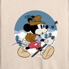 Women's - Disney - Alpine Mickey Lightweight French Terry Wide Neck Long Sleeve Graphic Shirt - 2 of 4
