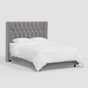 Louis Wingback Bed in Luxe Velvet - Threshold™ - 1 of 4