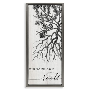 Stupell Industries Dig Your Own Roots Empowering, 15" x 31" - 1 of 4