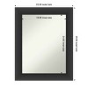 Amanti Art Sloped Non-Beveled Framed Bathroom Vanity Wall Mirror - 3 of 4