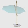 11' DuraSeason Fabric™ Offset Patio Umbrella - Light Wood Pole - Threshold™ - image 3 of 4