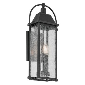 Harbor Row 23.25" 3 Light Outdoor Wall Light with Clear Seeded Glass in Olde Bronze® - 1 of 1