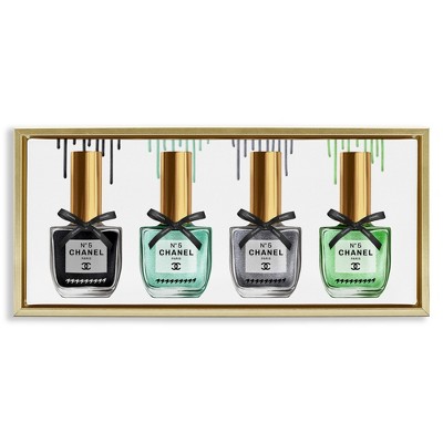 Stupell Industries Makeup Collection Nail Polish, 25" x 11"