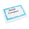 SICURIX Adhesive Badges, Blue Border, Pack of 200 - 2 of 4
