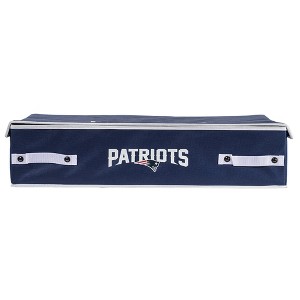 NFL Franklin Sports New England Patriots Under The Bed Storage Bins - Large - 1 of 4