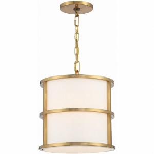 Crystorama Lighting Hulton 3 - Light Pendant in  Gold - 1 of 3