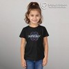 Girls KPop Demon Hunters Huntrix Holographic Logo T Shirt - 2 of 4