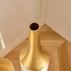 NicBex Modern Floor Vases Set of 3, Glazed Metal Large Vase for Dried Flowers, Vintage Standing Vase for Pampas Grass Wicker - 4 of 4