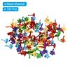 Unique Bargains Metal Multicolor Corrosion Resistant Split Pin Design Brads 0.28 x 0.35 Inch 100 Pcs - 3 of 4