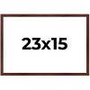 PosterPalooza | Classic Modern Brown Picture Frame - UV Acrylic, Backing Board, Hanging Hardware Included - 2 of 4