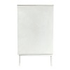Treasure Trove Accents Three Door Credenza Cloudfield: Mango Wood, Iron Base, CNC Routed Leaf Design - 3 of 4
