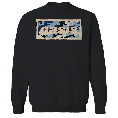 Oasis Men's Oasis Camo Logo Long Sleeve Graphic Cotton Sweatshirt