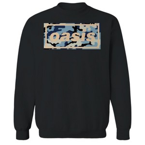 Oasis Men's Oasis Camo Logo Long Sleeve Graphic Cotton Sweatshirt - 1 of 1