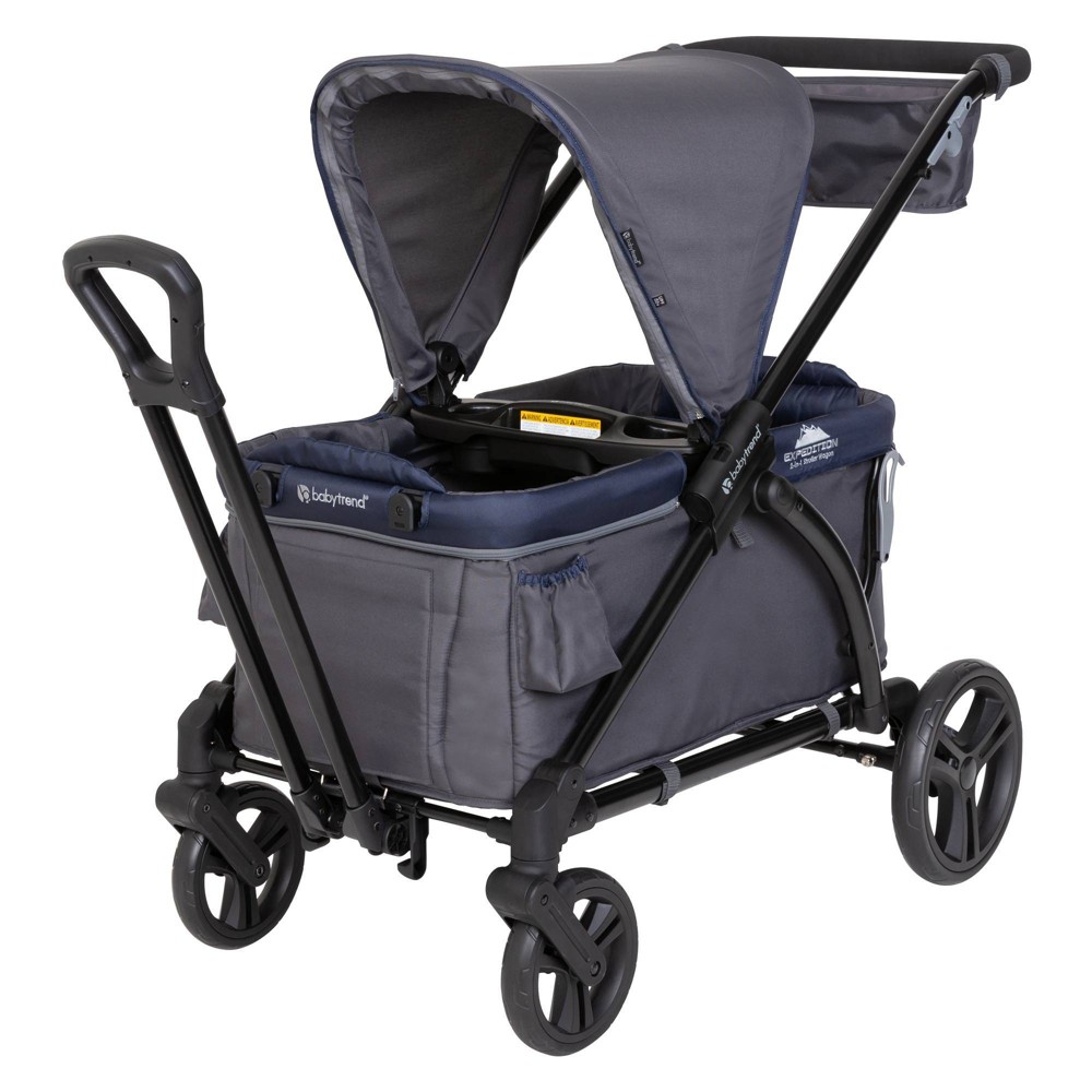 Photos - Pushchair Baby Trend Expedition 2-in-1 Stroller Wagon - Navy Blue 