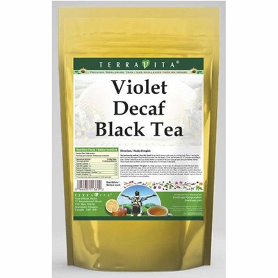 TerraVita Violet Decaf Black Tea (50 tea bags, ZIN: 541498, 1-Pack)