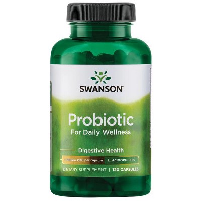 Swanson Probiotic for Daily Wellness 1 Billion Cfu 120 Caps.