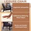 Kumasinova Mid Century Modern Accent Chair,Upholstered Lounge Chair with Wood Frame,Arm Chair for Living Room, Bedroom,Reading Room - 4 of 4